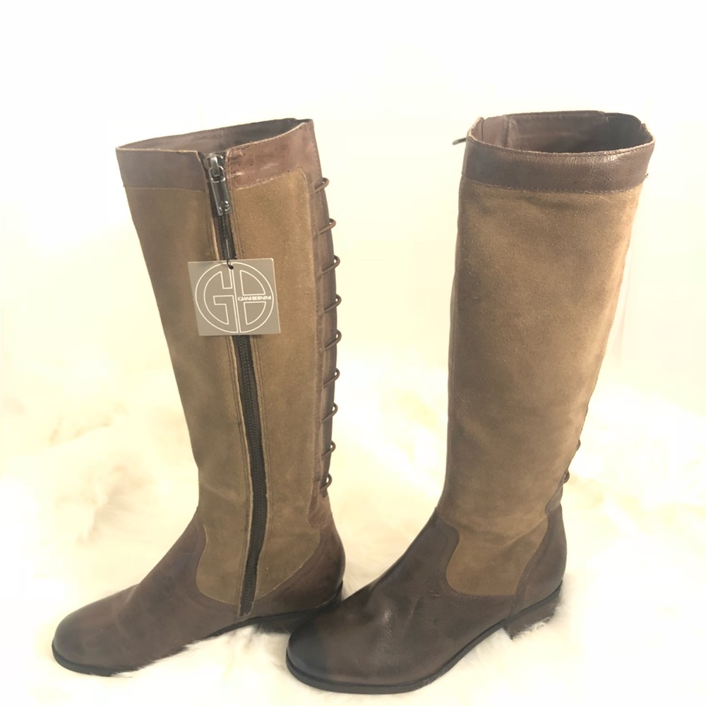 Giani Bernini Caitlyn Brown Riding Boots Size 5M